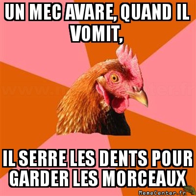 L'avarice