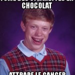 Cigarette en chocolat