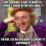 Demande d'ami FB
