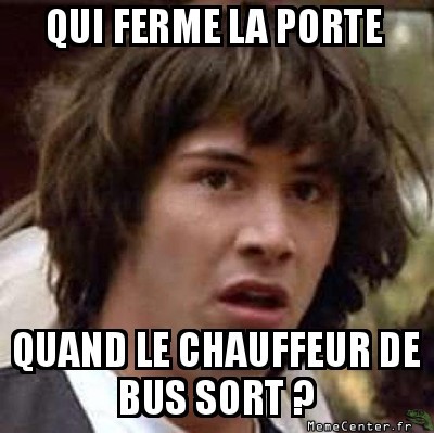 Le chauffeur de bus