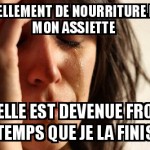 Trop à manger