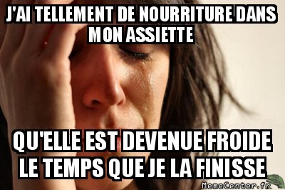 Trop à manger