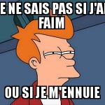 Je mange ?