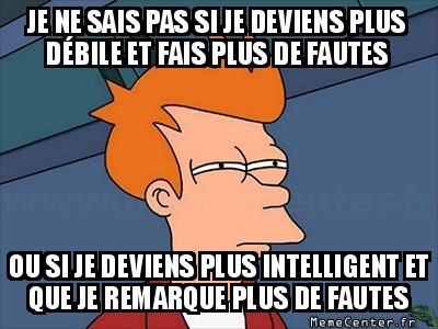 Plein de fautes ?