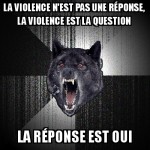 La violence