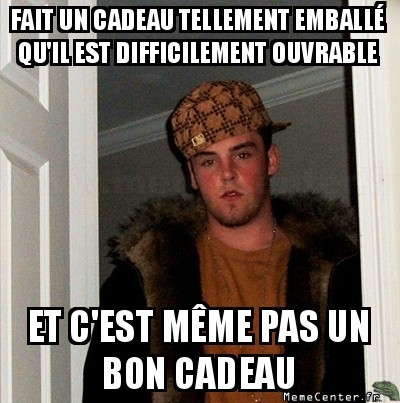 Cadeau bien emballé