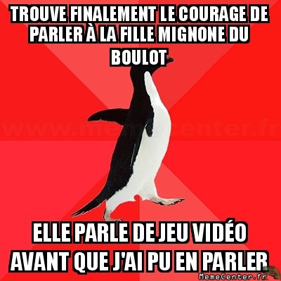 Après avoir trouvé le courage