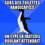 Toilettes handicapées