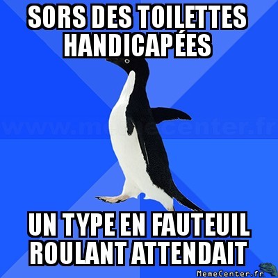 Toilettes handicapées