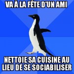A la  fête d'un ami