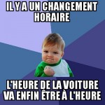 Au changement horaire