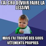 Faire la lessive ?