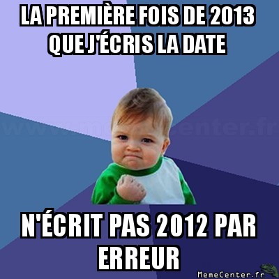 Bonne année