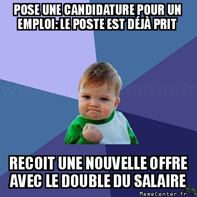 Proposition d'emploi