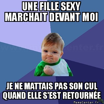 Une fille sexy en face