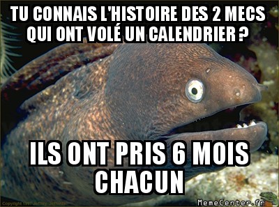 Les voleurs de calendriers