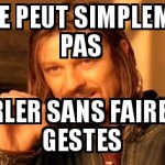 Les gestes