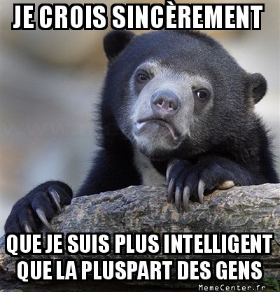 Je suis le meilleur