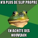 Sous vêtement manquants