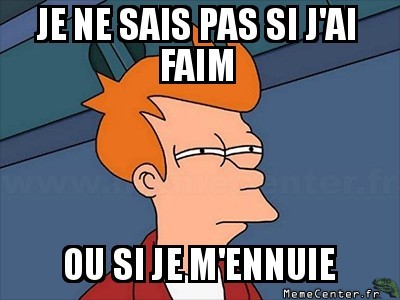 La raison de manger ?