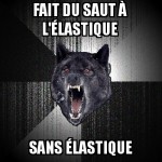 Le saut à l'élastique