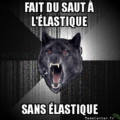 Le saut à l'élastique