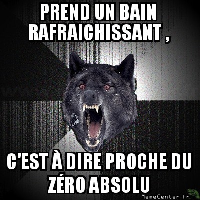 Bain cryogénisé