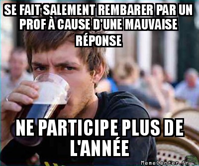 Ah... participer...