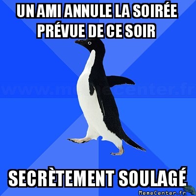 Soirée annulée