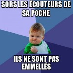 Magie avec les  écouteurs