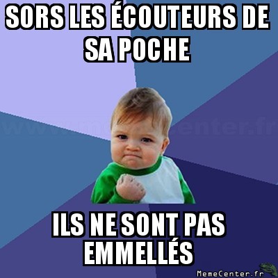Magie avec les  écouteurs