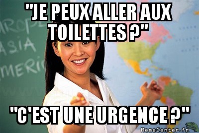 Aller aux toilettes ?