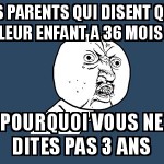 Age des enfants