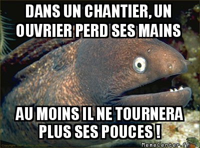 Attention, humour noir !