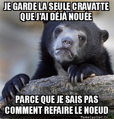 Je l'utilise tellement peu