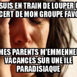 Je loupe un concert