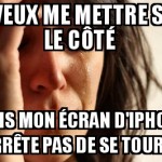 iPhone au lit