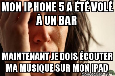 Plus d'iPhone