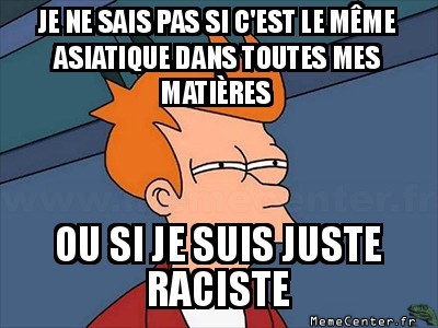 Je suis pas physionomiste