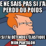J'ai perdu du poids ?