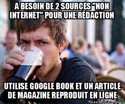 Des sources papier