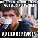 Note minimale possible