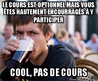 Cours optionnel? Ok
