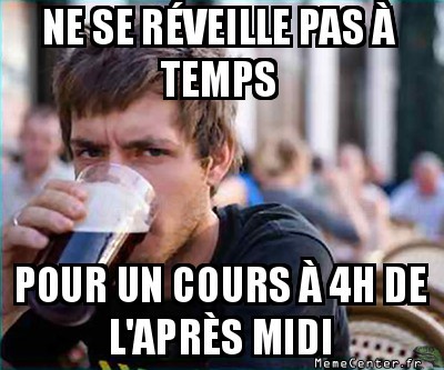 Réveil trop tard