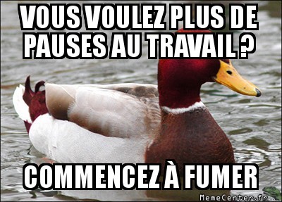 Plus de pauses
