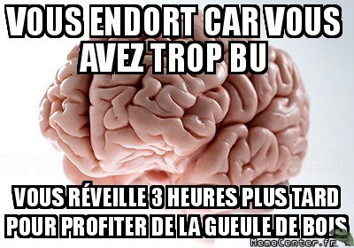 Grâce à l'alcool
