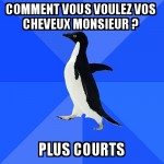 Chez le coiffeur...