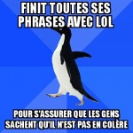 Pas en colère