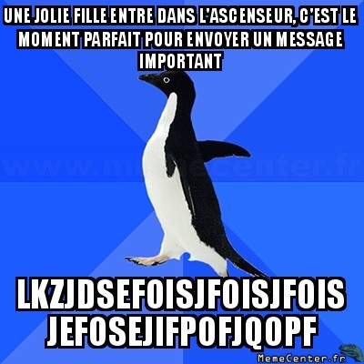 Je suis troublé