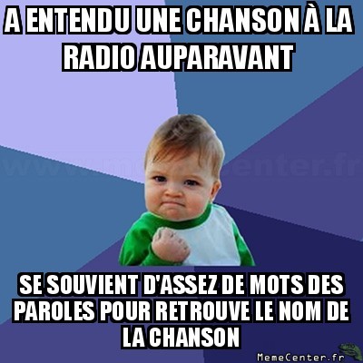 Chanson retrouvée